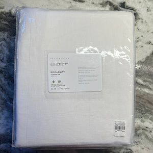 •Pottery Barn Curtains  •White  •50x96 inches
